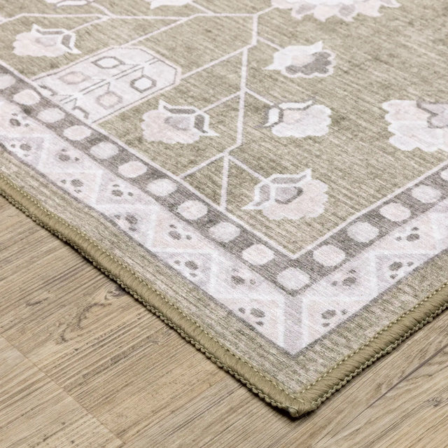 Oriental Weavers Sphinx Addison ADD07 Ivory Rugs - corner detail