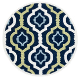 Safavieh Chatham 5'-0" x 5'-0" Rug in Dark Blue / Multi