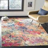 Safavieh Monaco 5'-1" x 7'-7" Rug in Blue / Orange