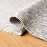 Safavieh Klc-Cotton Kilim 5'-0" x 8'-0" Rug in Silver / Ivory