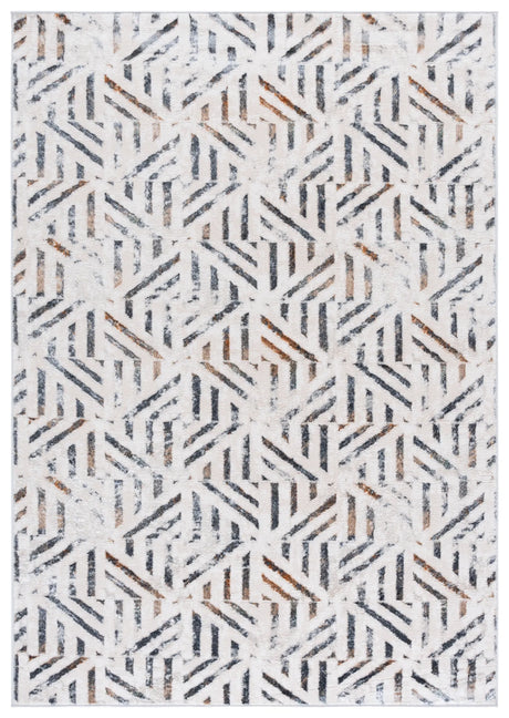 Safavieh Alenia 100 4'-0" x 6'-0" Rug in Ivory / Grey