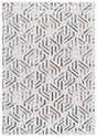 Safavieh Alenia 100 4'-0" x 6'-0" Rug in Ivory / Grey