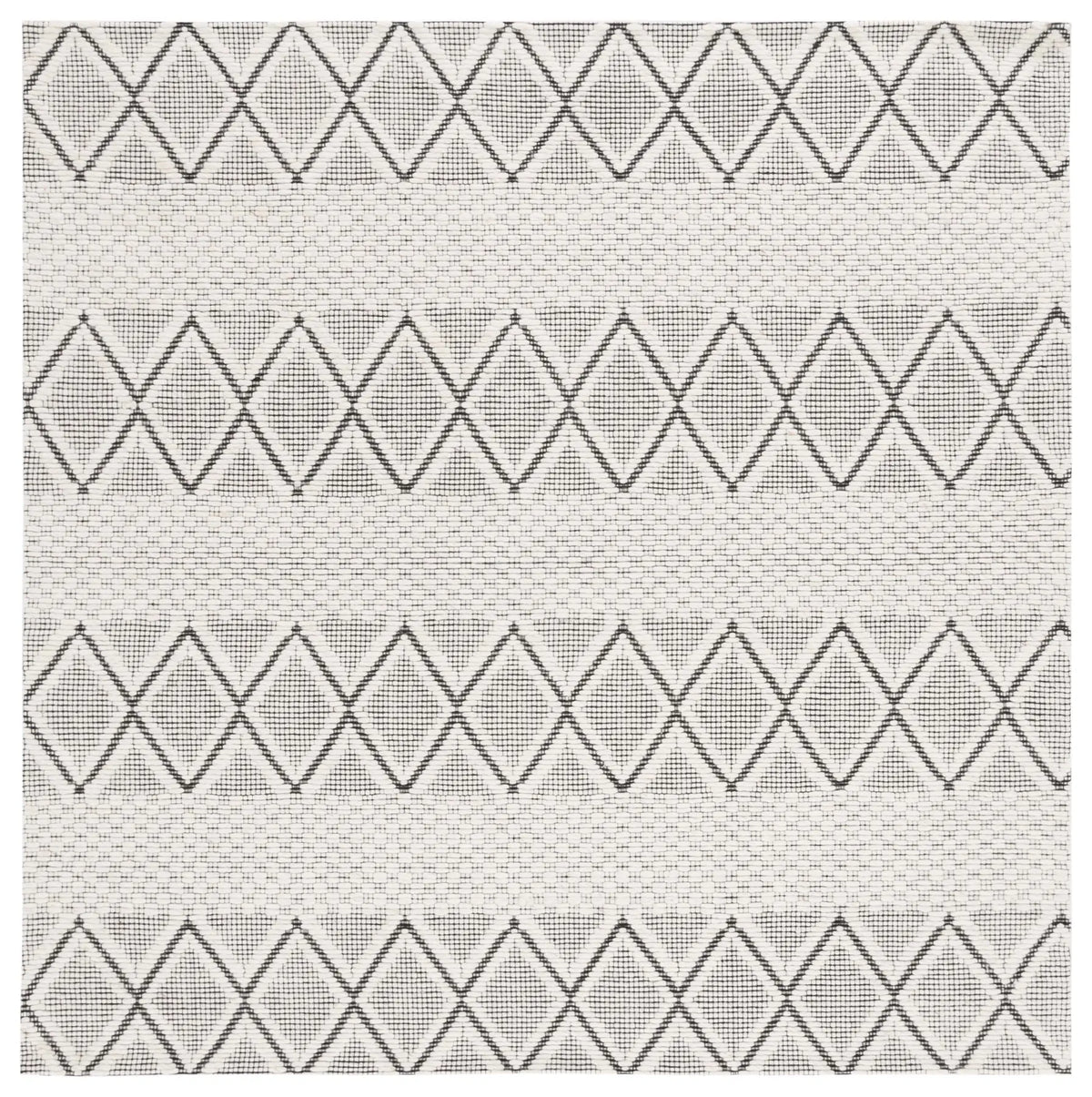 Safavieh Marbella 6'-0" x 6'-0" Rug in Ivory / Black