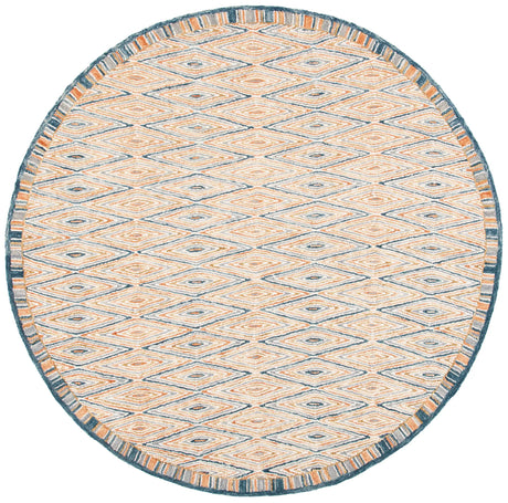 Safavieh Aspen 5'-0" x 5'-0" Rug in Gold / Rust