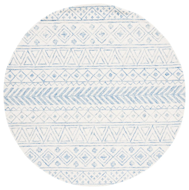 Safavieh Metro 6'-0" x 6'-0" Rug in Ivory / Blue