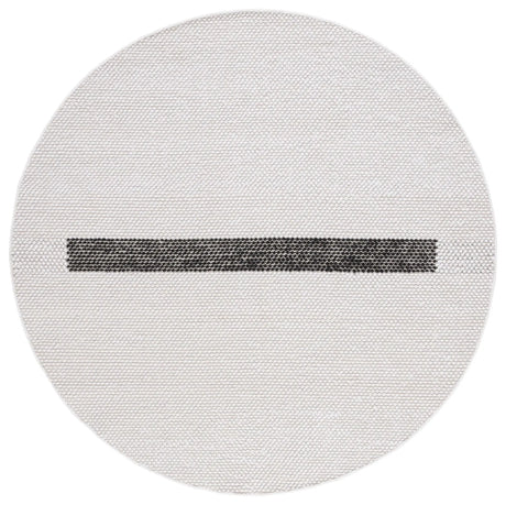 Safavieh Natura 6'-0" x 6'-0" Rug in Ivory / Black