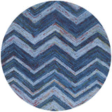 Safavieh Nantucket 4'-0" x 4'-0" Rug in Blue / Multi
