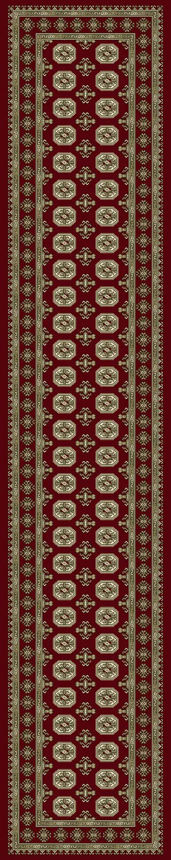 Dynamic Rugs Ancient Garden 57102 Red/Beige Rug - Runner
