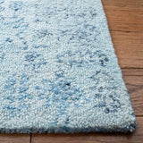 Safavieh Marquee 4'-0" x 6'-0" Rug in Light Blue / Navy