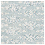 Safavieh Ebony 6'-0" x 6'-0" Rug in Ivory / Light Blue