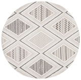 Safavieh Urban 6'-7" x 6'-7" Rug in Grey / Ivory