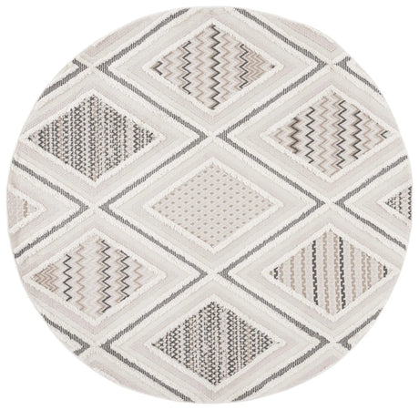Safavieh Urban 6'-7" x 6'-7" Rug in Grey / Ivory