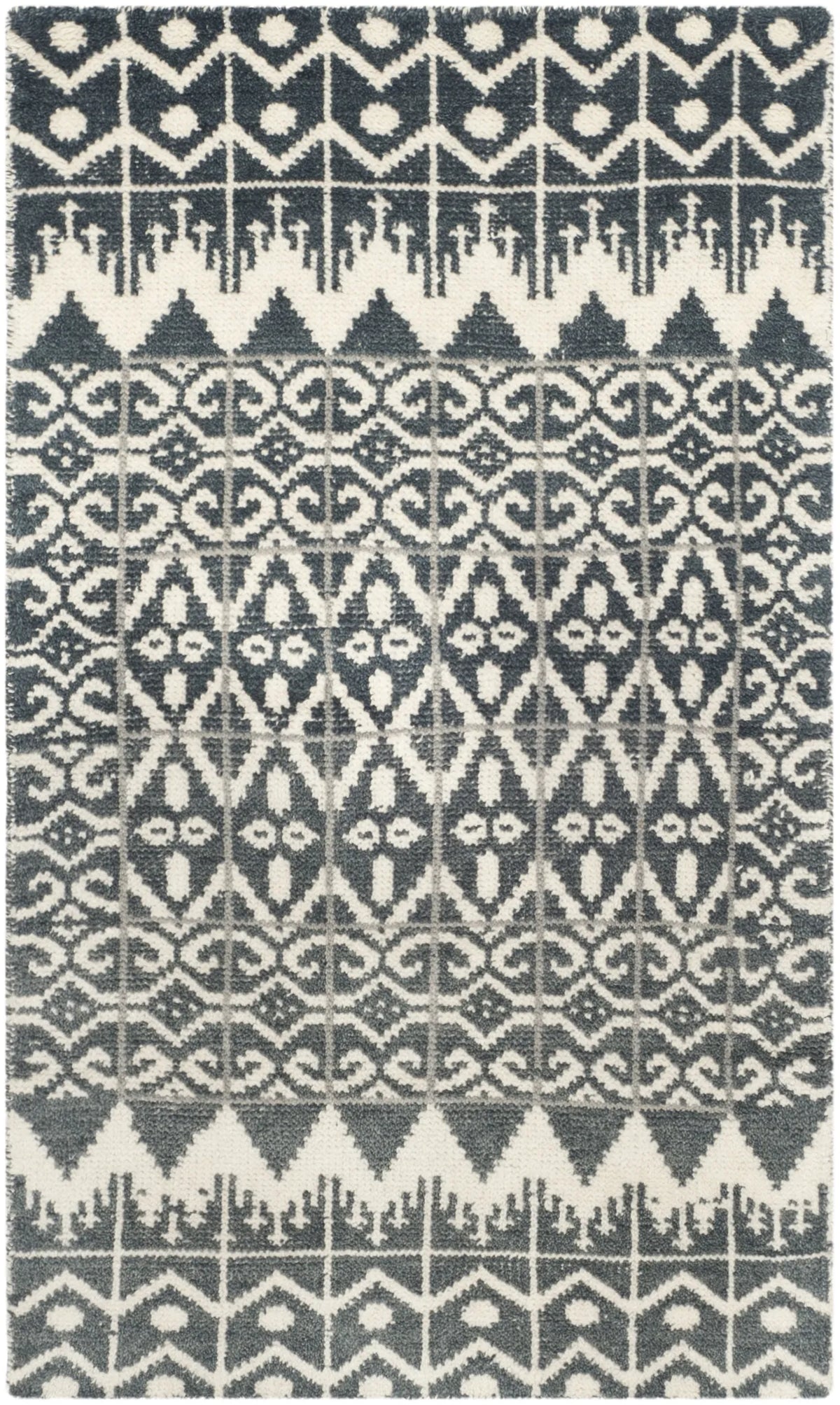 Safavieh Kenya 3'-0" x 5'-0" Rug in Charcoal