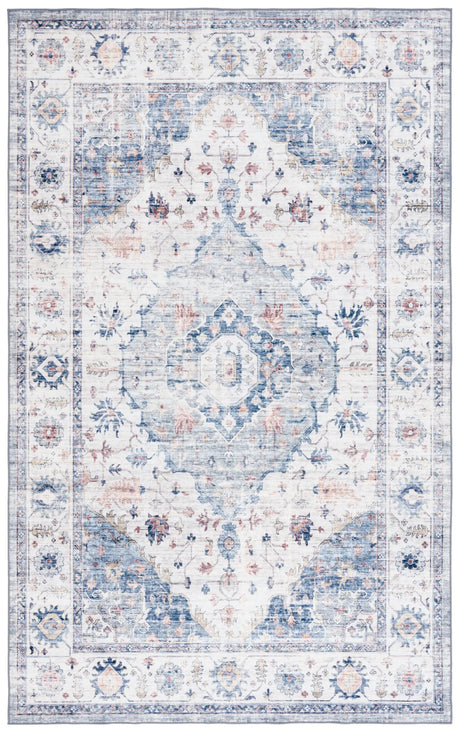 Safavieh Arizona 4'-0" x 6'-0" Rug in Light Blue / Ivory