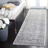 Safavieh Martha Stewart 2'-2" x 8'-0" Rug in Light Blue / Ivory