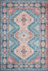 Loloi Skye Sky-03 Turquoise/Terracotta Rugs - main flat