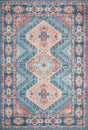 Loloi Skye Sky-03 Turquoise/Terracotta Rugs - main flat