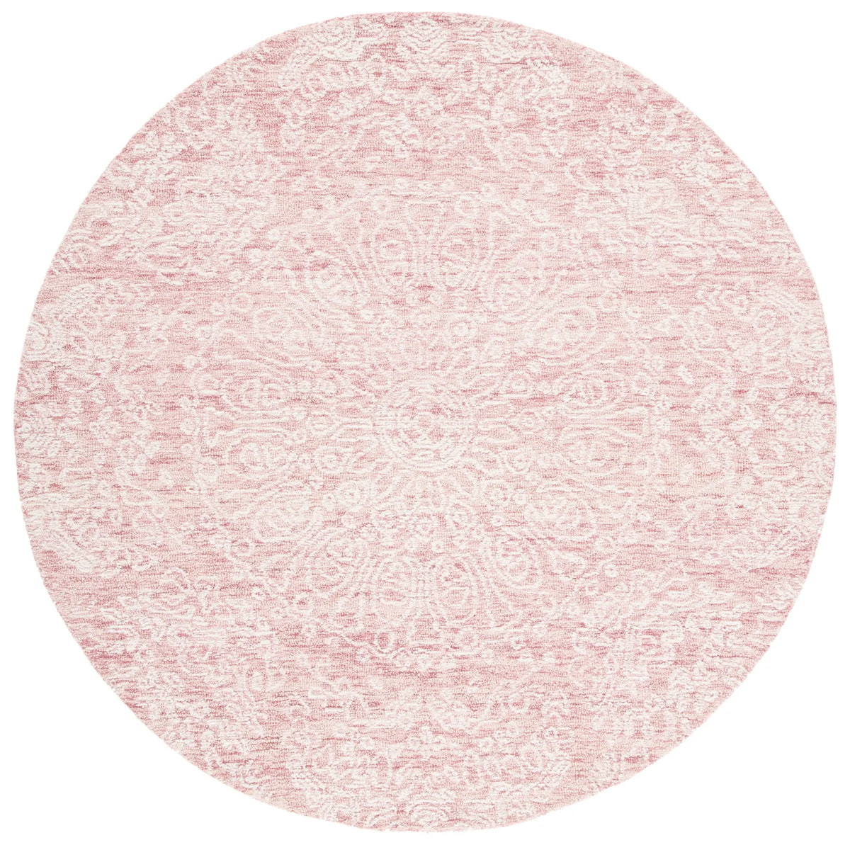 Safavieh Metro 6'-0" x 6'-0" Rug in Pink / Ivory