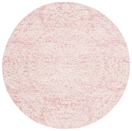 Safavieh Metro 6'-0" x 6'-0" Rug in Pink / Ivory