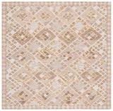 Safavieh Soho 6'-0" x 6'-0" Rug in Pink / Taupe