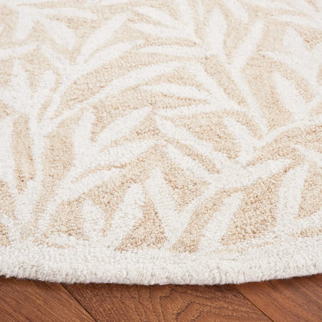 Safavieh Jardin 6'-0" x 6'-0" Rug in Beige / Ivory