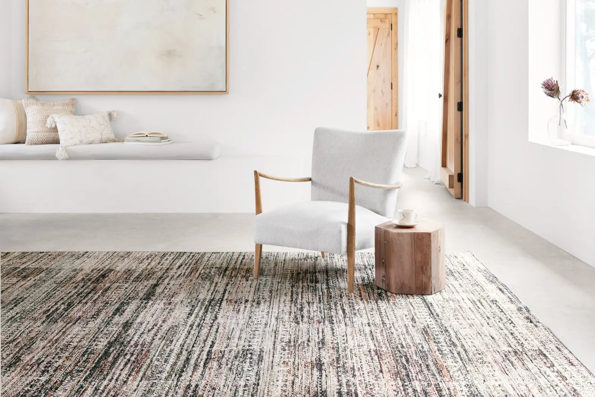 Loloi Theia The-08 Grey/Multi Rug - room scene 1 horizontal