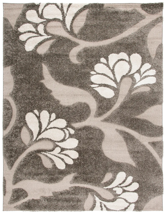 Safavieh Florida Shag 9'-6" x 13'-0" Rug in Smoke / Beige