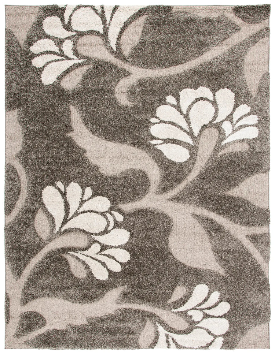 Safavieh Florida Shag 9'-6" x 13'-0" Rug in Smoke / Beige