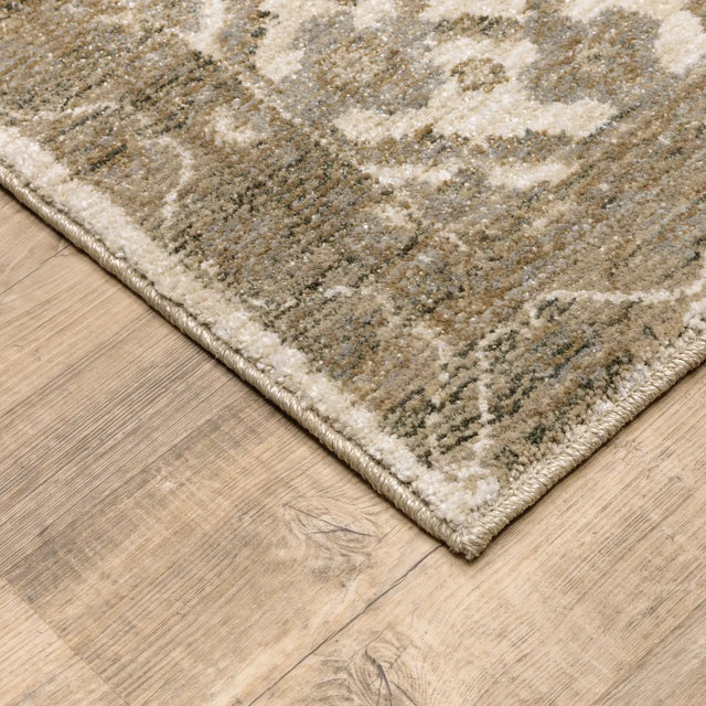 Oriental Weavers Sphinx Andorra 298C Beige / Ivory Rugs - corner detail