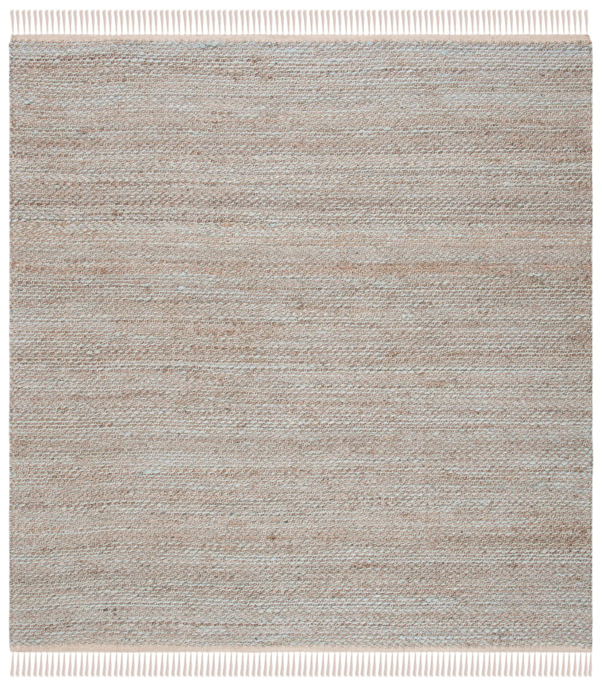 Safavieh Natural Fiber 6'-0" x 6'-0" Rug in Natural / Teal