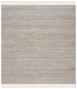 Safavieh Natural Fiber 6'-0" x 6'-0" Rug in Natural / Teal