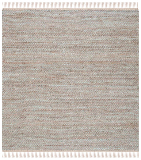 Safavieh Natural Fiber 6'-0" x 6'-0" Rug in Natural / Teal