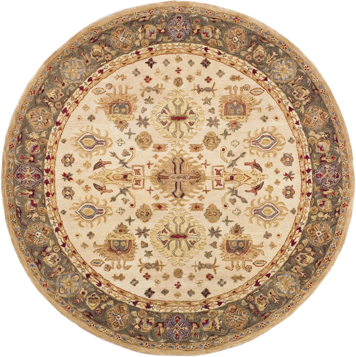 Safavieh Anatolia 8'-0" x 8'-0" Rug in Ivory