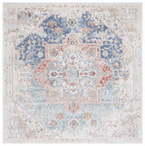 Safavieh Phoenix 500 6'-7" x 6'-7" Rug in Ivory / Blue