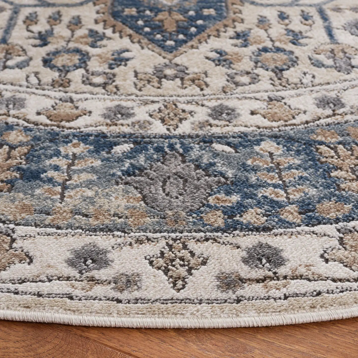 Safavieh Oregon 800 6'-7" x 6'-7" Rug in Beige / Grey