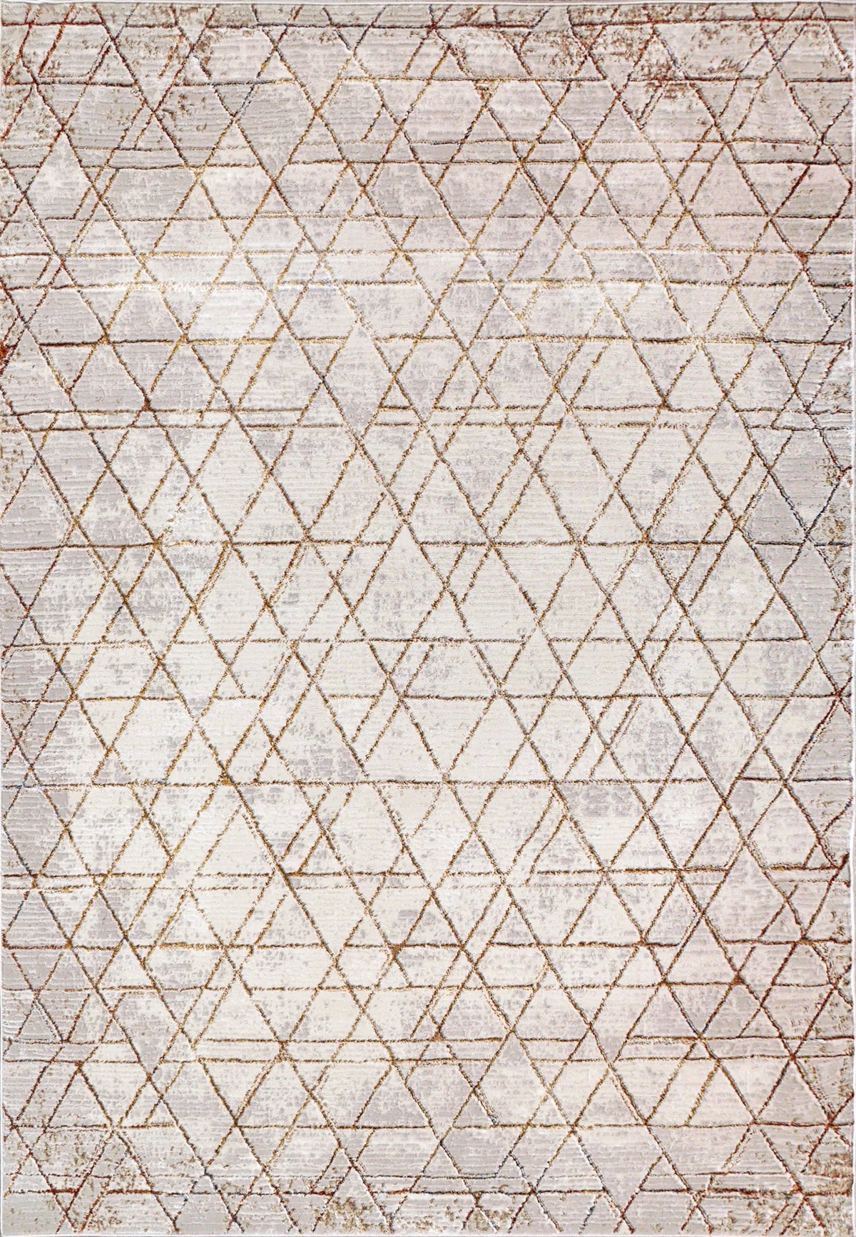Dynamic Rugs Obsession 9531 Power Loomed Modern Beige/Cream Rug - Rectangular