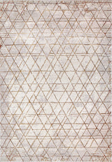 Dynamic Rugs Obsession 9531 Power Loomed Modern Beige/Cream Rug - Rectangular