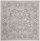 Safavieh Reflection 6'-7" x 6'-7" Rug in Dark Grey / Cream