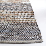 Safavieh Vintage Leather 4'-0" x 6'-0" Rug in Grey / Natural