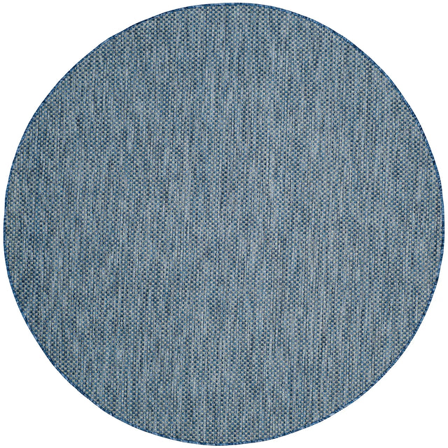 Safavieh Courtyard 10'-0" x 10'-0" Rug in Navy / Grey