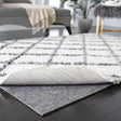 Safavieh Padding 4'-0" x 6'-0" Rug in Grey