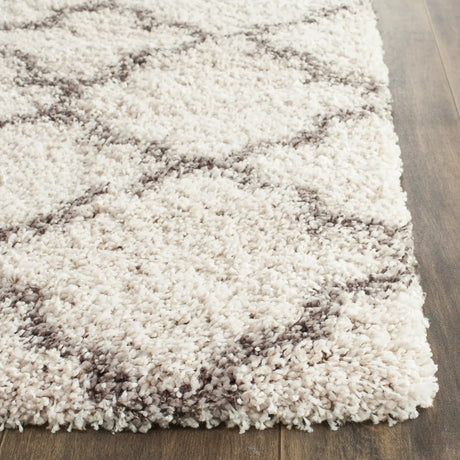 Safavieh Hudson Shag 2'-3" x 10'-0" Rug in Ivory / Grey