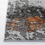 Safavieh Craft 4'-0" x 6'-0" Rug in Grey / Orange