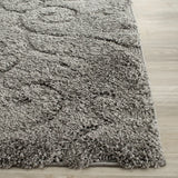 Safavieh Florida Shag 2'-3" x 9'-0" Rug in Grey