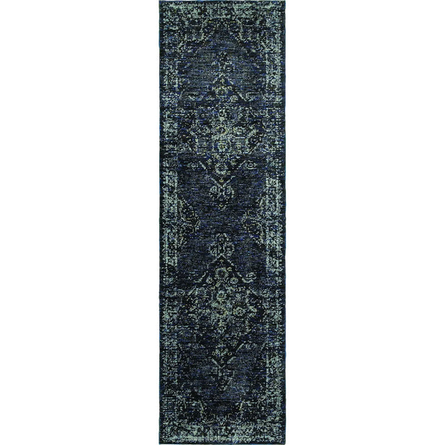 Oriental Weavers Sphinx Andorra 7135F Blue/Blue Rugs - runner