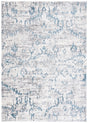 Safavieh Ravine Shag 4'-0" x 6'-0" Rug in Blue / Ivory