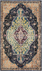 Safavieh Monaco 3'-0" x 5'-0" Rug in Black / Blue