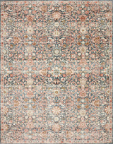 Loloi Saban Sab-03 Navy/Rust Rugs - main flat