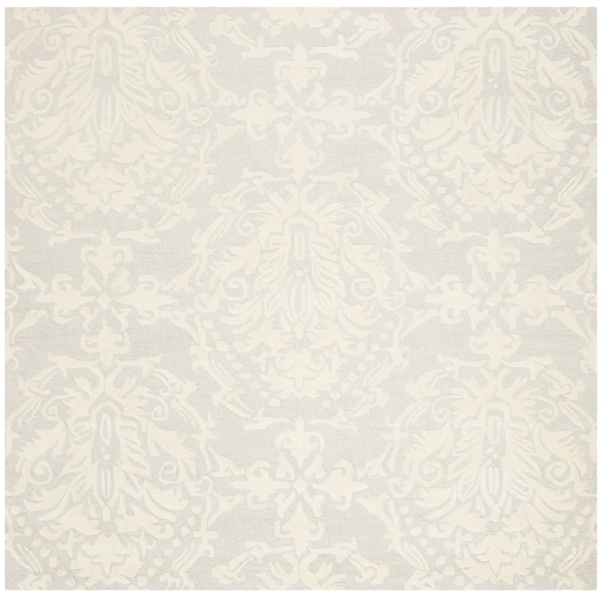 Safavieh Blossom 6'-0" x 6'-0" Rug in Light Grey / Ivory