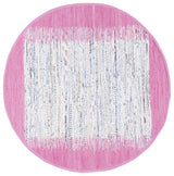 Safavieh Montauk 6'-0" x 6'-0" Rug in Ivory / Pink